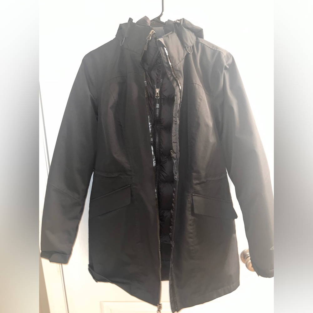 Eddie Bauer Women’s Double Layer Down Coat Waterproof